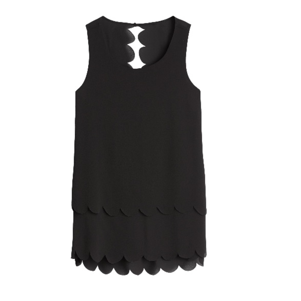 Flirty open back top